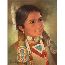 Karen Thayer, two oils