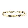 Image 1 : 6.00 ctw Sapphire Bracelet - 10KT Yellow Gold