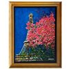 Image 1 : Howard Behrens (1933-2014), "Paris in the Spring" Hand Signed Original Painting
