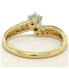 Image 8 : 14k Solid Yellow Gold 0.40 ctw Round Brilliant Diamond Solitaire Engagement Ring