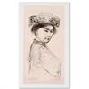 Image 1 : "Yasmin" Limited Edition Lithograph by Edna Hibel (1917-2014), Numbered and Hand