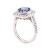 Image 4 : 3.10 ctw Sapphire and Diamond Ring - Platinum