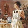 Image 2 : Pino (1939-2010), "Sunday Chores" Artist Embellished Limited Edition on Canvas,