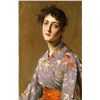 Image 1 : William Merritt Chase - Girl in a Japanese Costume