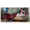 Image 1 : Igor Semeko, "Lonely Night" Hand Signed Limited Edition Giclee on Canvas with Le