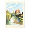 Image 1 : Laurant, "Village Breton" Limited Edition Lithograph, Numbered and Hand Signed.