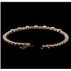 Image 3 : 0.75 ctw Diamond Bracelet - 14KT Rose and White Gold