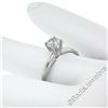 Image 3 : Platinum 0.60 ctw Prong Set Round Brilliant Diamond Solitaire Engagement Ring