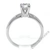 Image 5 : Platinum 0.60 ctw Prong Set Round Brilliant Diamond Solitaire Engagement Ring