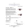 Image 5 : 2.56 ctw Square Step Rhodolite Garnet And Round Brilliant Cut Diamond Ring - 18K
