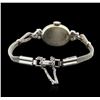 Image 2 : Hamilton 14KT White Gold Diamond Vintage Ladies Watch