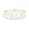 Image 2 : 0.24 ctw Diamond Ring - 18KT White Gold