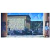 Image 1 : Ferjo, "Benjamin Franklin" Original Painting on Canvas, Hand Signed with Letter