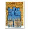 Image 1 : Moshe Castel, "Hakotel" Limited Edition Gold Embossed Serigraph with Letter of A