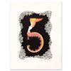 Image 1 : Erte (1892-1990), "Numeral 5" Limited Edition Serigraph, Numbered and Hand Signe