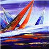 Image 2 : Natalia Sinkovsky, Hand Signed Original Acrylic Painting on Canvas with Letter A