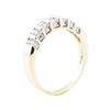 Image 4 : 0.56 ctw Diamond Beveled Edge Band - 14KT Yellow Gold