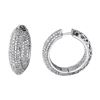 Image 1 : Natural 2.85 CTW Diamond Earrings 14K White Gold - REF-284R4K
