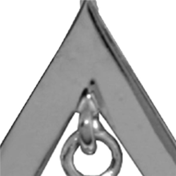 Genuine 0.70 ctw Citrine Necklace 14KT White Gold - REF-23K9V