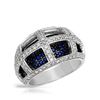Image 1 : Natural 2.13 CTW Tsavorite & Diamond Ring 14K White Gold - REF-132M3F