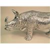 Image 2 : A "WHITE" METAL HIPPOPOTAMUS FORM CONTAINER