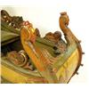 Image 4 : A CARVED WOOD PAINT DECORATED SLEIGH