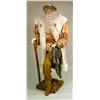 Image 1 : AN OVERSIZE FREE STANDING DECORATED SAINT NICHOLAS