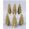 Image 7 : A GROUP OF GILT DECORATED HOLIDAY CANDLES