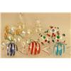 Image 1 : A GROUP OF BLOWN GLASS CHRISTMAS ORNAMENTS