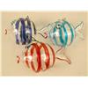 Image 2 : A GROUP OF BLOWN GLASS CHRISTMAS ORNAMENTS