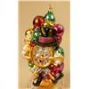 Image 2 : A GROUP OF ASSORTED  PAINT-DECORATED FIGURAL GLASS CHRISTMAS ORNAMENTS
