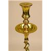 Image 3 : A PAIR OF JACOBEAN STYLE BARLEY-TWIST CANDLESTICKS