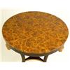 Image 2 : AN EMPIRE STYLE FAUX ROSEWOOD GRAINED AND PARCEL-GILT CIRCULAR SIDE TABLE