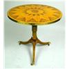 Image 1 : A REGENCY STYLE ELABORATELY INLAID OCCASIONAL TABLE