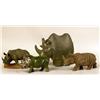 Image 1 : FOUR RHINOCEROS ANIMAL FIGURALS