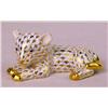 Image 8 : SIX HAND-PAINTED PORCELAIN GOLD-DECORATED ANIMALS