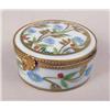 Image 6 : SIX LIMOGES HAND-PAINTED PORCELAIN FLORAL MOTIF SMALL HINGED BOXES