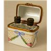 Image 3 : FIVE LIMOGES HAND-PAINTED PORCELAIN SMALL HINGED BOXES