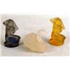 Image 1 : THREE ART GLASS ITEMS