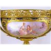 Image 2 : A ORMOLU-MOUNTED PARCEL-GILT COBALT AND PAINT-DECORATED DOUBLE HANDLED COMPOTE