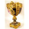 Image 5 : A ORMOLU-MOUNTED PARCEL-GILT COBALT AND PAINT-DECORATED DOUBLE HANDLED COMPOTE