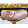 Image 7 : A ORMOLU-MOUNTED PARCEL-GILT COBALT AND PAINT-DECORATED DOUBLE HANDLED COMPOTE