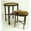 Image 1 : A VICTORIAN STYLE CHINOISERIE-DECORATED SIDE TABLE
