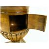 Image 2 : A WILLIAM IV STYLE MAHOGANIZED BEECHWOOD MARBLE TOP URN FORM CUPBOARD