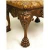 Image 2 : A GEORGE I STYLE CARVED WALNUT FOOTSTOOL