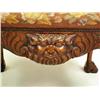 Image 3 : A GEORGE I STYLE CARVED WALNUT FOOTSTOOL