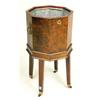 Image 2 : A PAIR OF REGENCY STYLE BURLWOOD WINE COOLERS