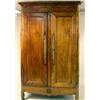 Image 1 : A FRENCH PROVINCIAL CARVED WALNUT ARMOIRE