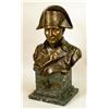 Image 1 : A BRONZE BUST OF NAPOLEON