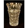 Image 1 : A COLORLESS CUT GLASS VASE